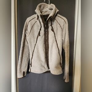 Kuhl Flight Jacket, Women's size Medium Tan and Brown Kuhl Jacket